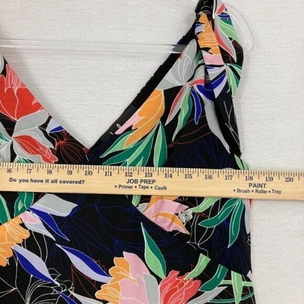 Lulus‎ Beloved Becky Black Floral Print Maxi Dress Medium Romantic Evening - Picture 8 of 12
